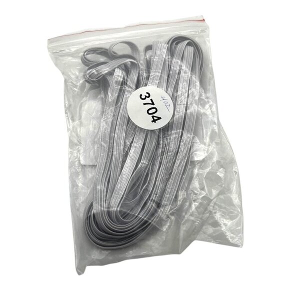 Gray Elastic Bands For Sewing Craft Work TPU Stretchy Durable Material 2 Packs - Picture 4 of 9